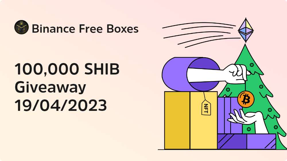 100,000 SHIB Giveaway 19/04/2023