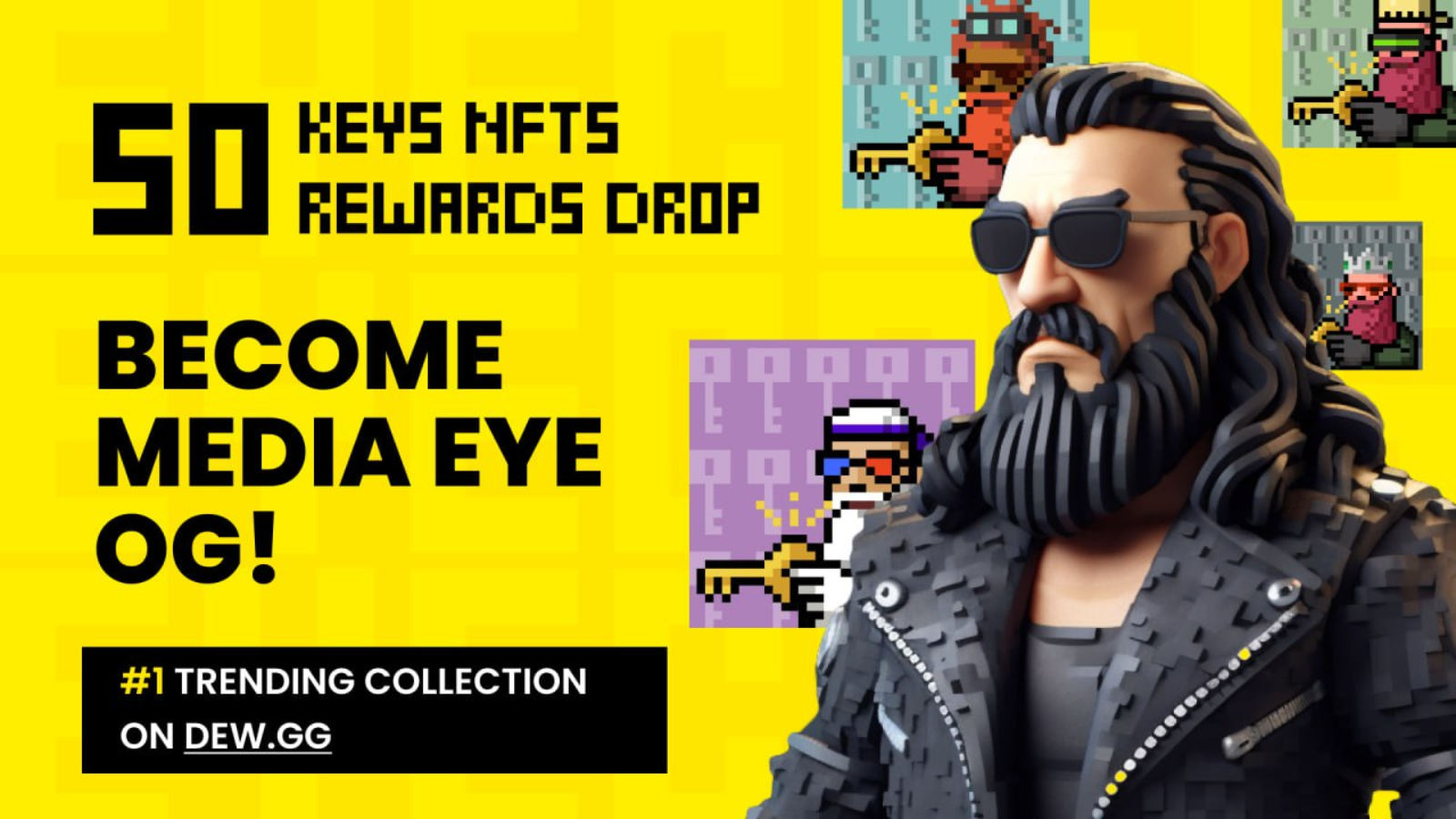 MEDIA EYE 50 KEYS NFT GIVEAWAY
