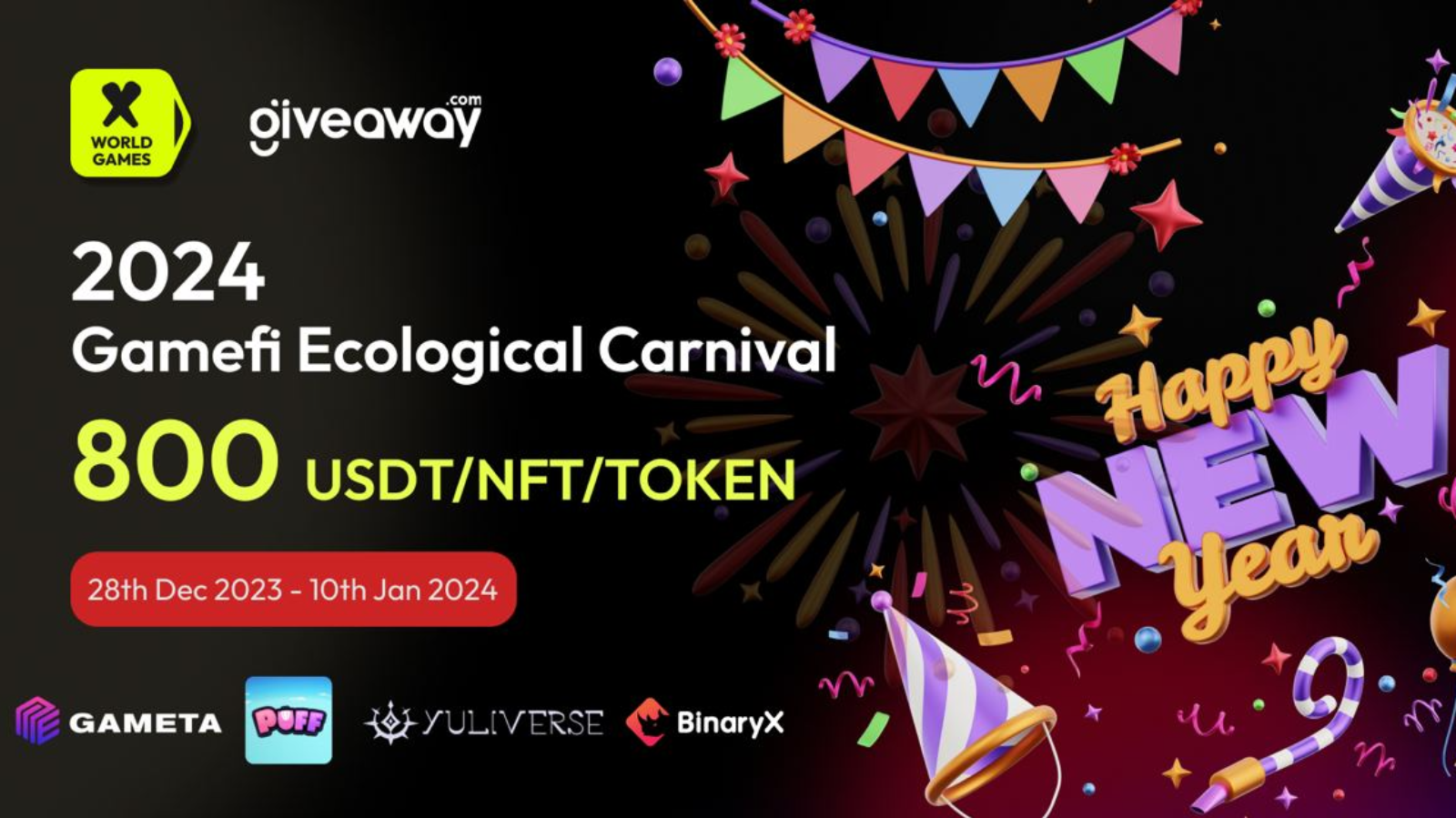 🎮X World Games 2024 Gamefi ecological carnival round 1 !!!