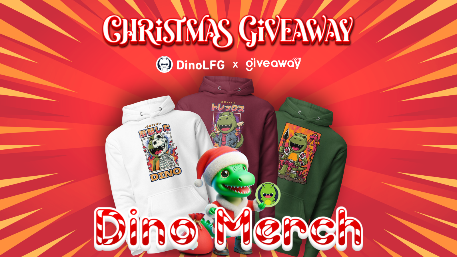 DinoLFG Christmas Giveaway 🎄🎅🎁🦖🦖
