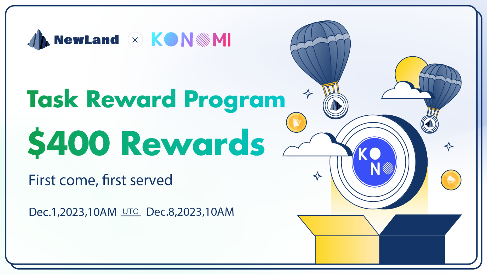 NewLand X Konomi Network Task Reward Program