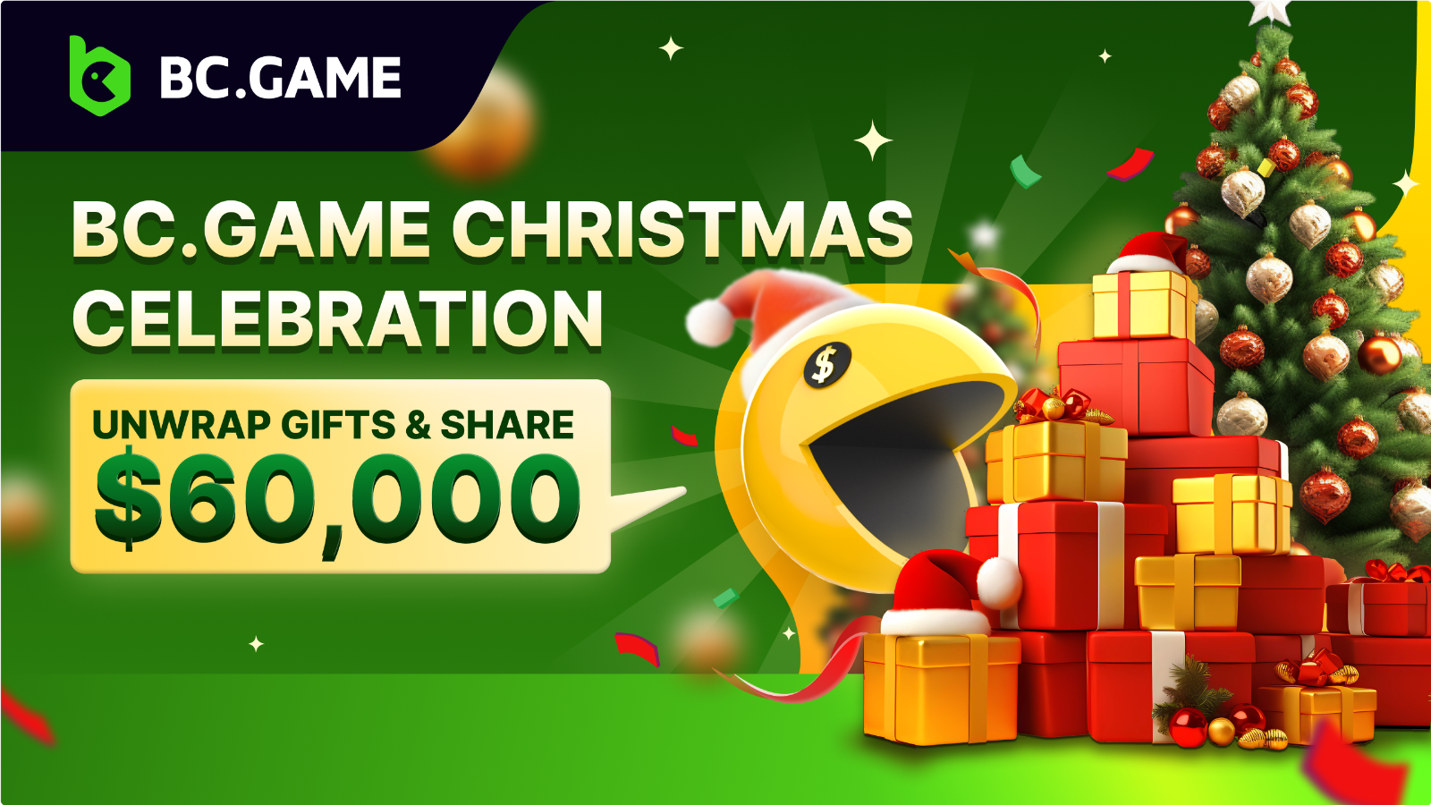 BC.GAME Xmas Celebration: $60,000 ➕ $3,000 BCD Await!