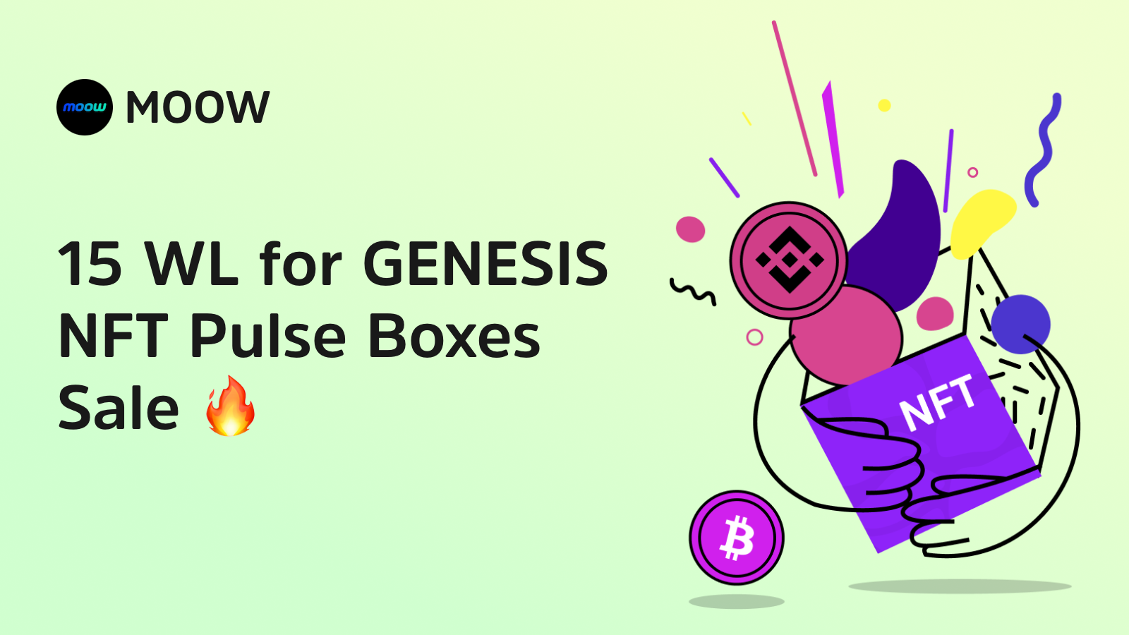 15 WL for GENESIS NFT Pulse Boxes Sale 🔥
