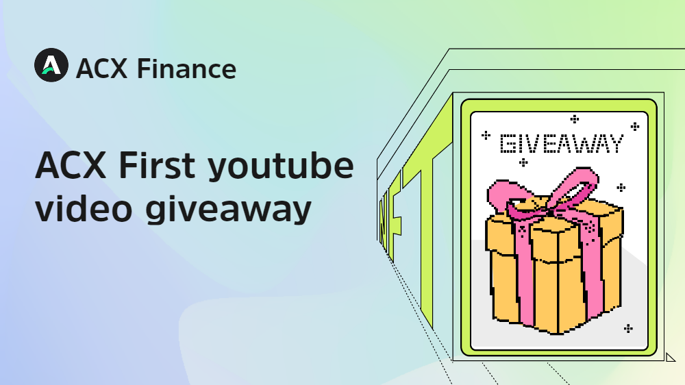 ACX First youtube video giveaway
