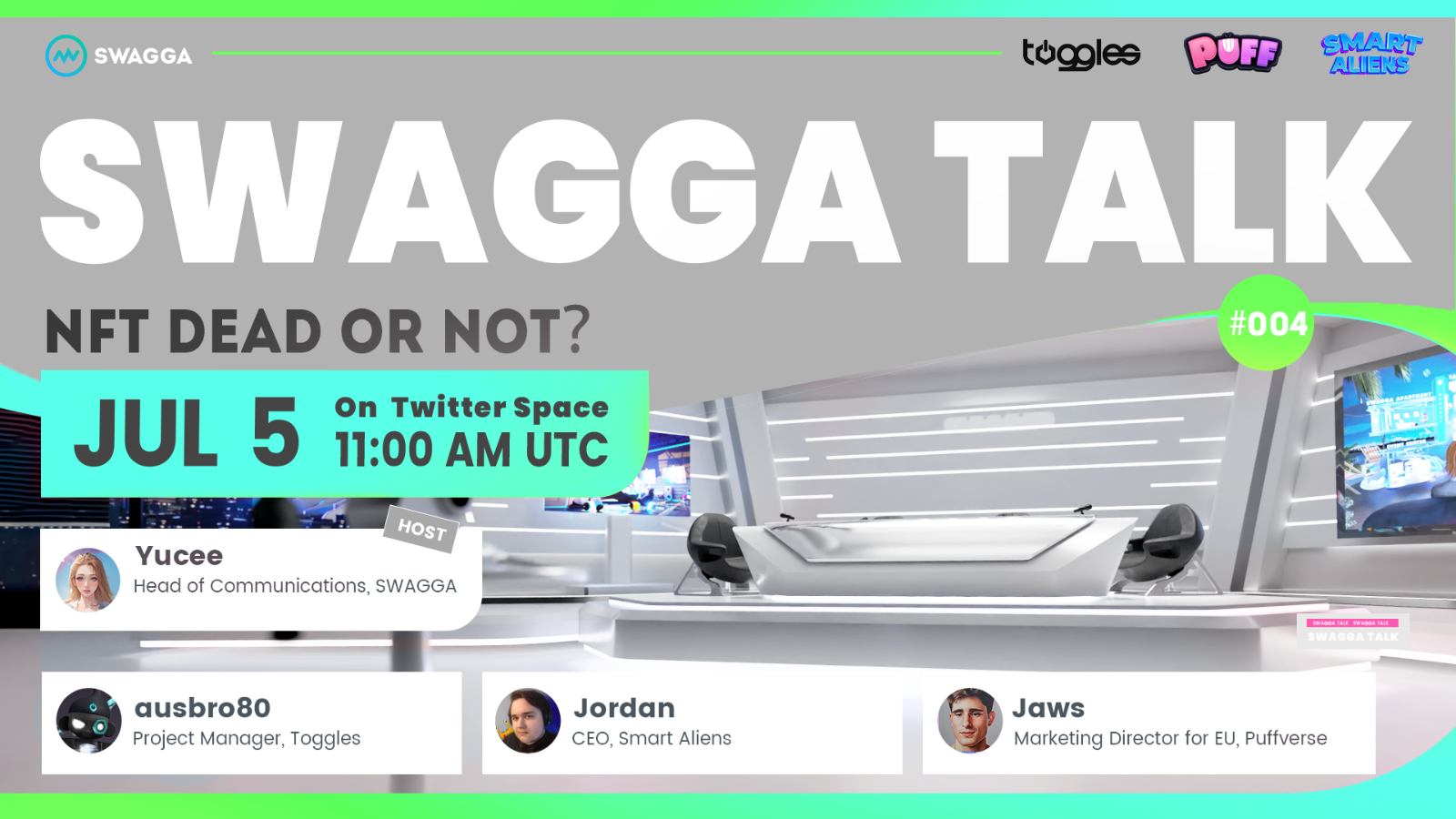 USDT Giveaway | Join in SWAGGA TALK #004