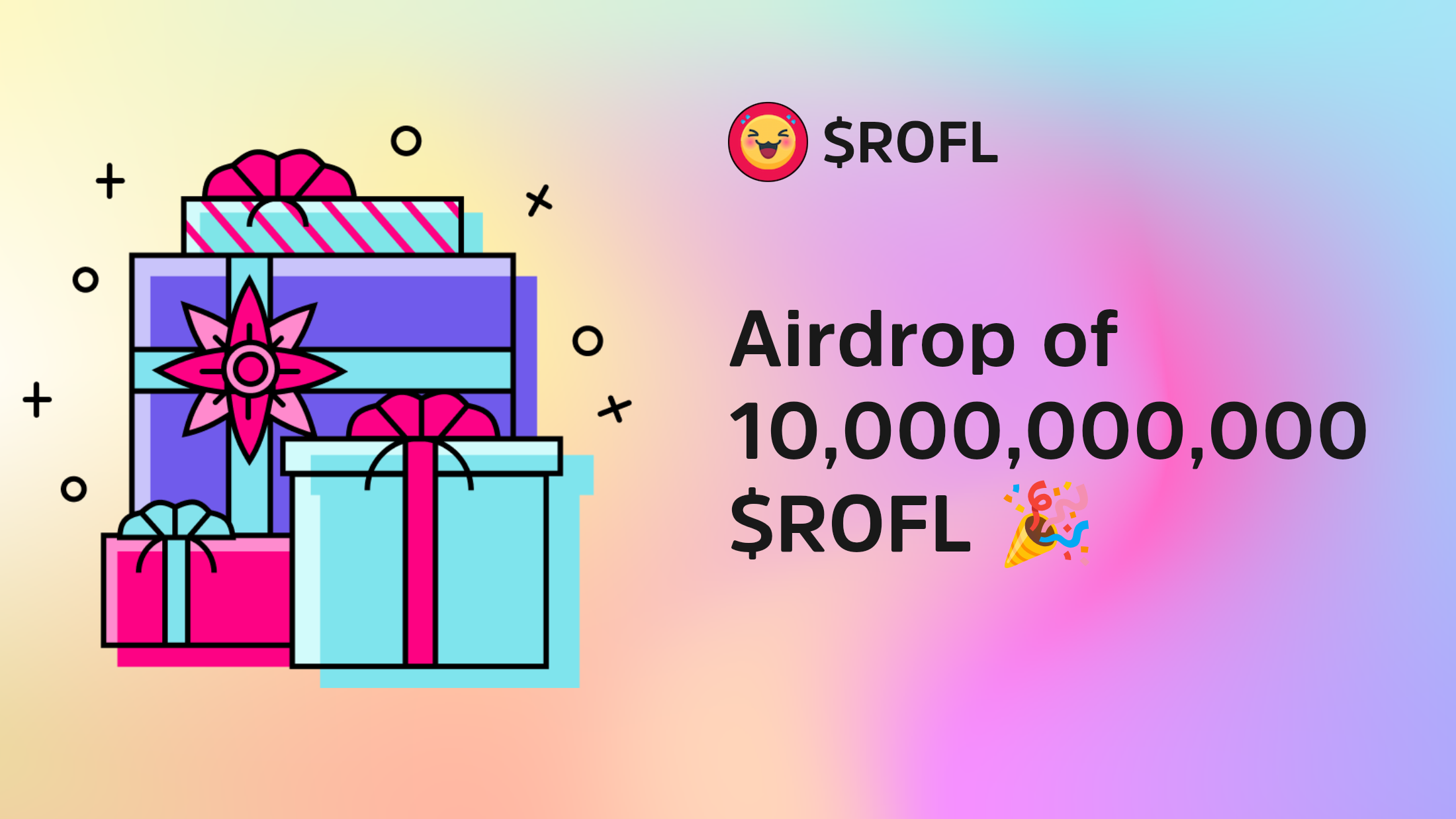 Airdrop of 10,000,000,000 $ROFL 🎉