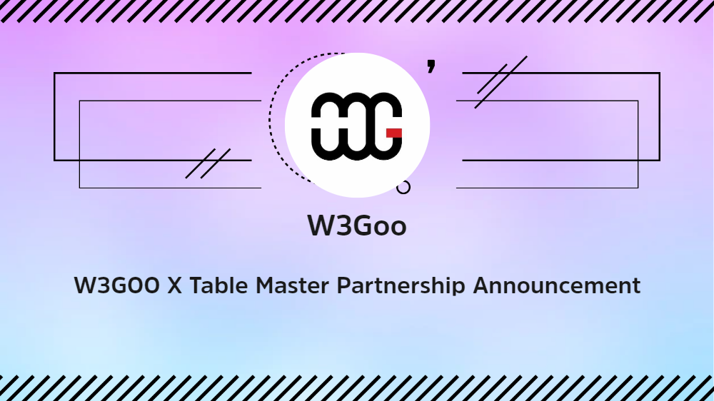 W3GOO X Table Master Partnership Announcement