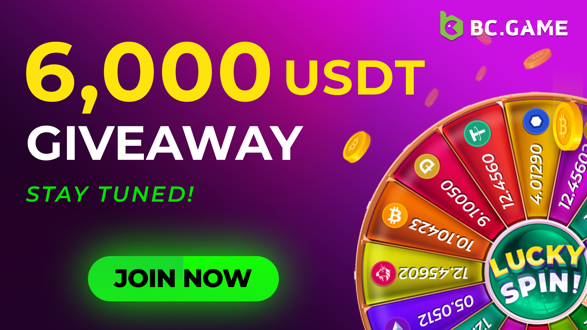 BC.GAME $6,000 USDT GIVEAWAY