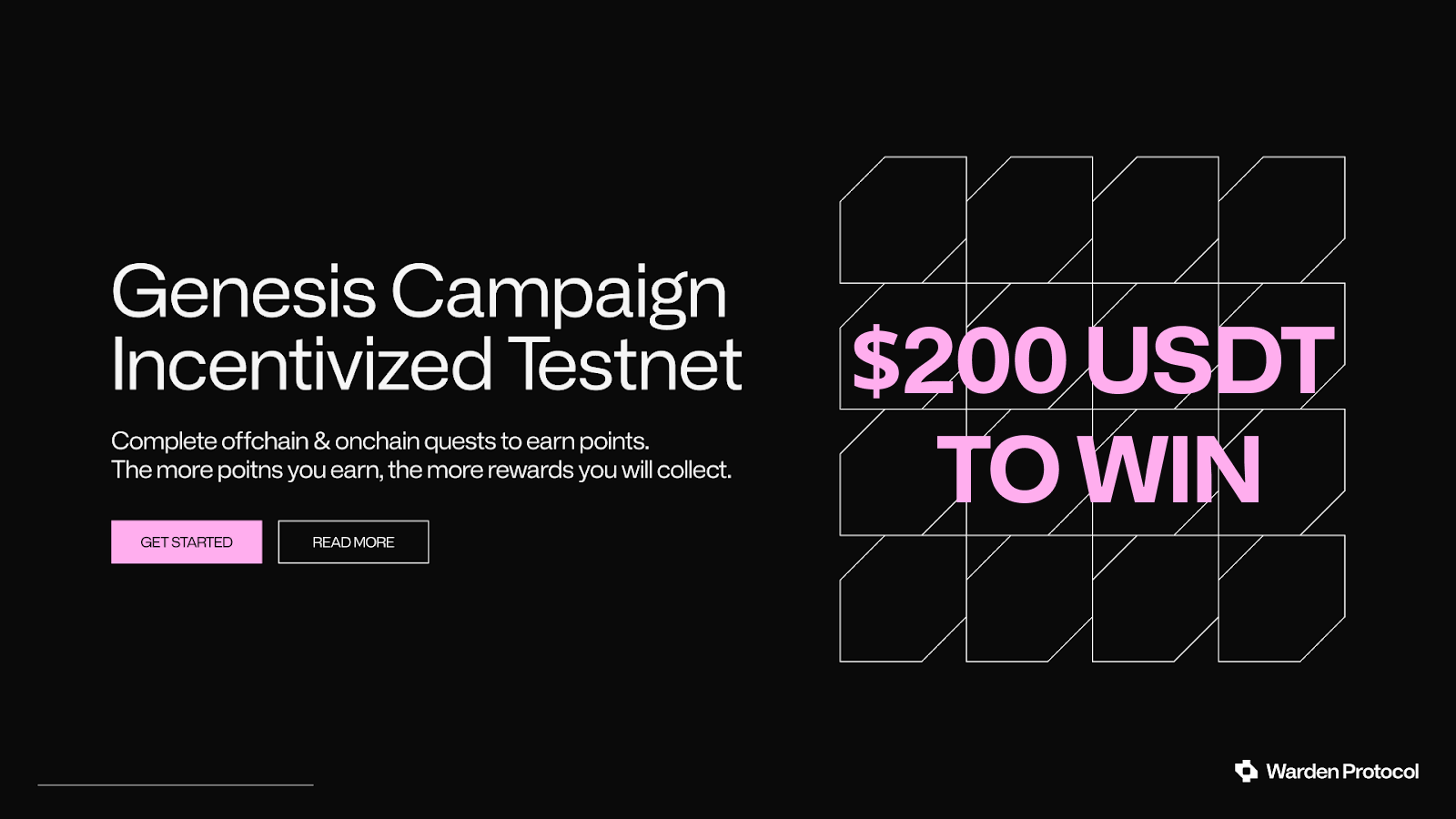 200 USDT to Win - Airdrop Dashboard for Warden is live!