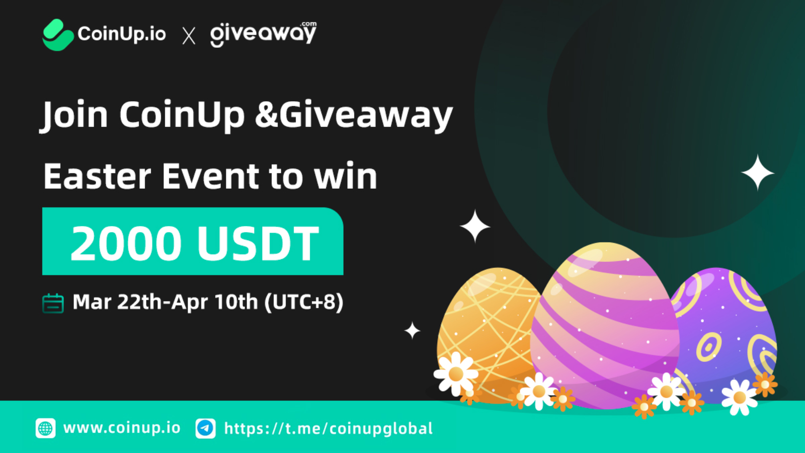 CoinUp &Giveaway.com Easter Event