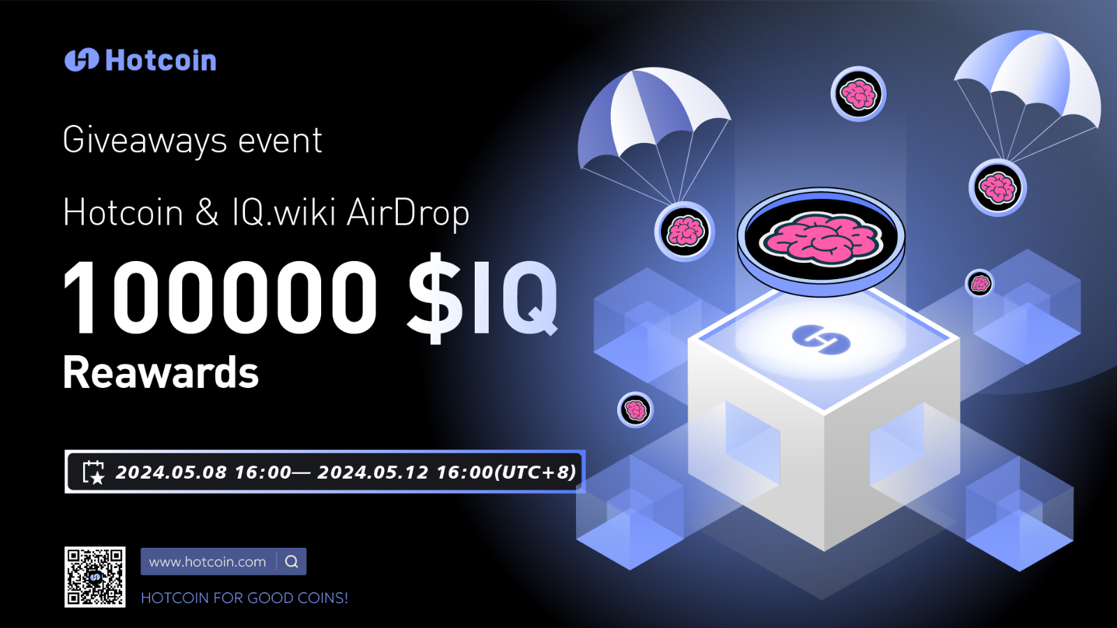 Hotcoin x IQ.wiki AirDrop Event