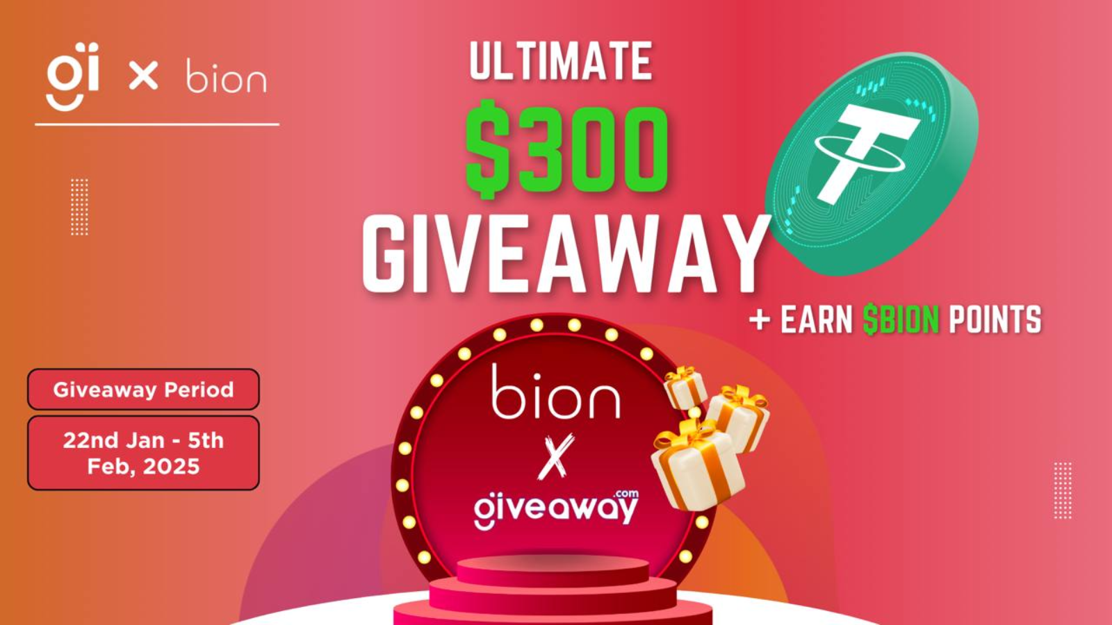 🎉 Bion x Giveaway.com Mega Giveaway! 🎉